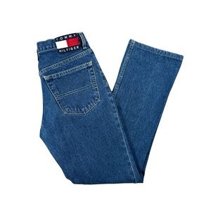 Vintage 90s Tommy Hilfiger Bootleg Jeans – Size 9/32